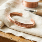 Bracelet en cuivre Fleur