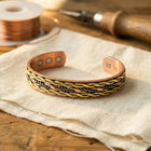 Bracelet en cuivre Tresse