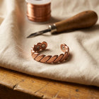 Bague en cuivre Silex