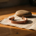 Bracelet en cuivre Crête