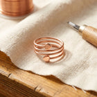 Bague en cuivre Refuge