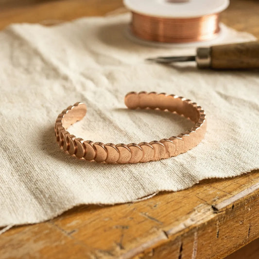 Bracelet en cuivre Marée