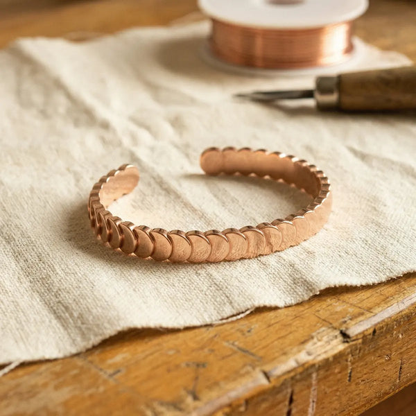 Bracelet en cuivre Marée