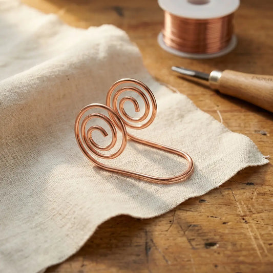 Spirale de main en cuivre Flux