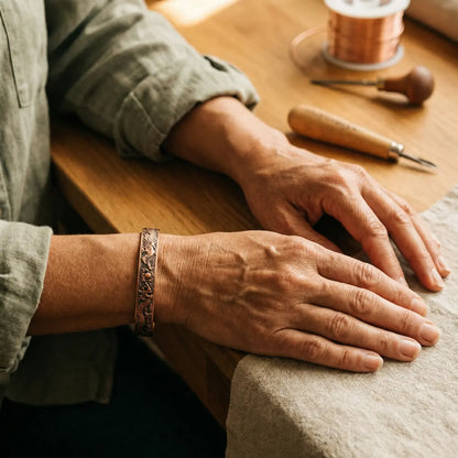 Bracelet en cuivre Terreau