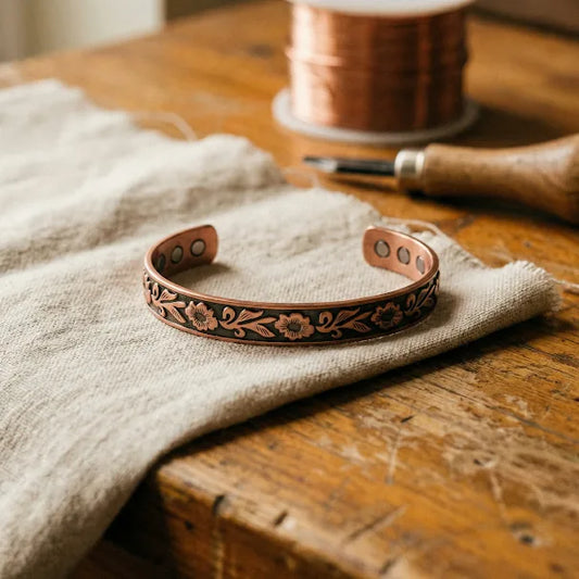 Bracelet en cuivre Vigne