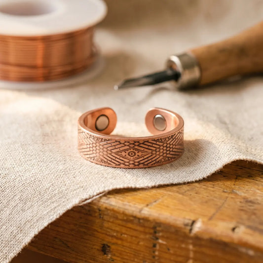 Bague en cuivre Sous-bois