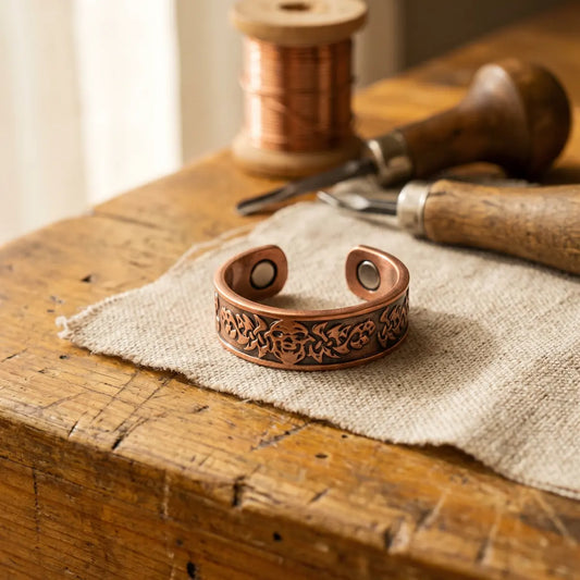 Bague en cuivre Argile