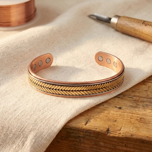 Bracelet en cuivre Moisson