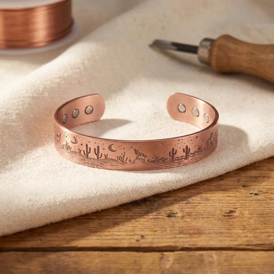 Bracelet en cuivre Crique