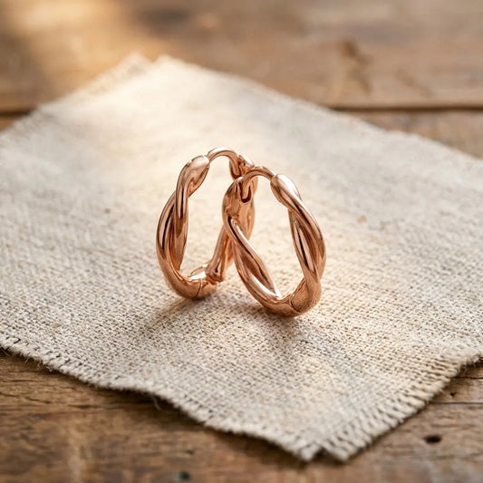 Boucles d'oreilles en cuivre Roitelet