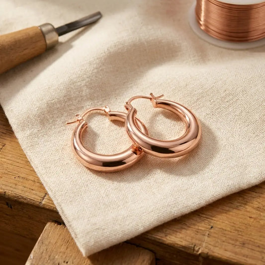 Boucles d'oreilles en cuivre Marne