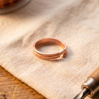 Bague en cuivre Racine