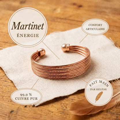 Bracelet en cuivre Martinet