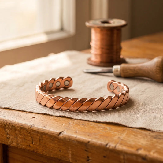 Bracelet en cuivre Mousse