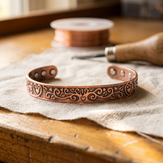 Bracelet en cuivre Marée