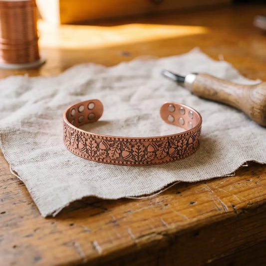 Bracelet en cuivre Bois