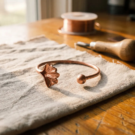 Bracelet en cuivre Coquille