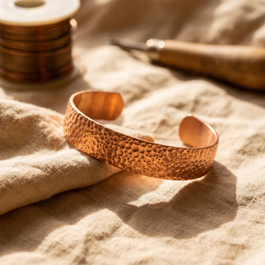 Bracelet en cuivre Lune